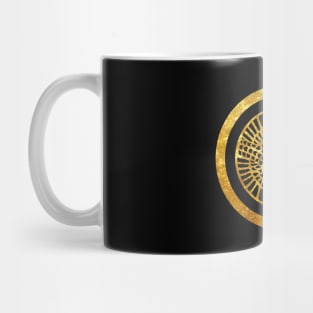 Ikko Ikki Mon Japanese clan in faux gold Mug